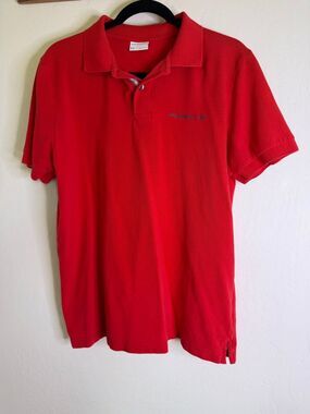Porsche Design Red Men’s Polo Shirt M